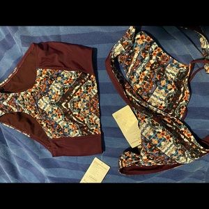 Athleta Marrakesh Reversible Wrap Bikini Top